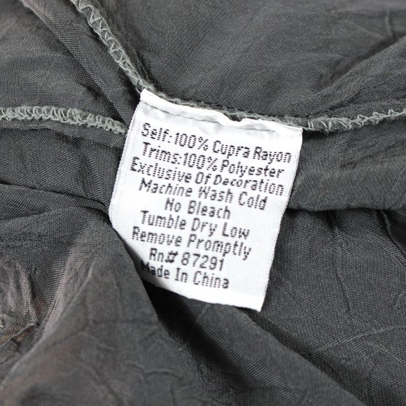 Johnny Was Cherise V-Neck Embroidered Poncho Tunic Multicolor Floral Rayon S - Picture 9 of 9